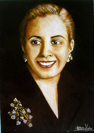 Simplemente"Eva" Acrylic Panel Portrait