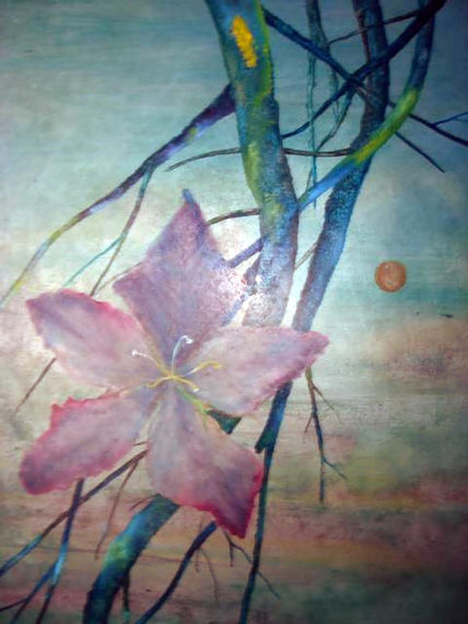 La Flor, un Óleo de...