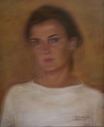 Mi hija.Óleo