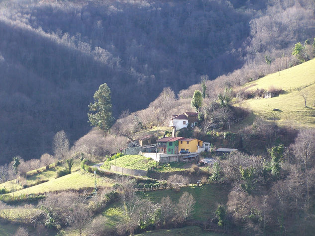 Pueblecito de la  ladera 