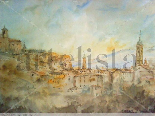 Paisaje Bilbilitano Watercolour Paper Landscaping