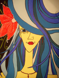 La chica azul