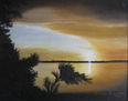 ATARDECER SOBRE EL RIO PARANA