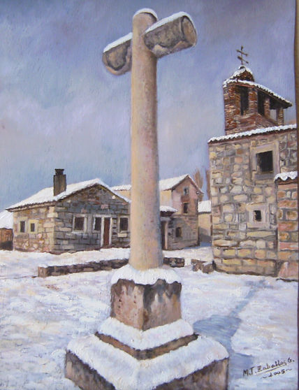 Paisaje nevado.