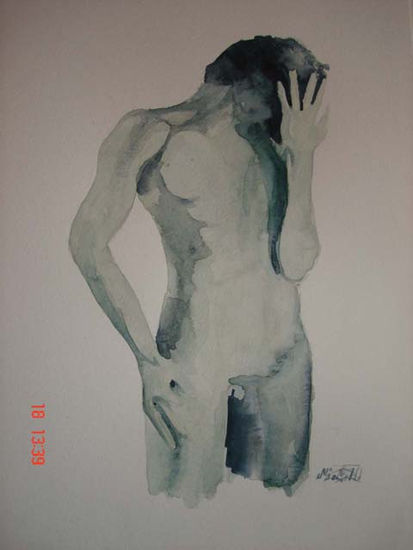 hombre posando 1 Watercolour Paper Landscaping