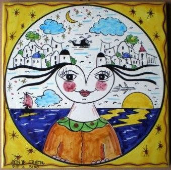 Senza titolo,ceramica artistica,autore Pasquale Mastrogiacomo