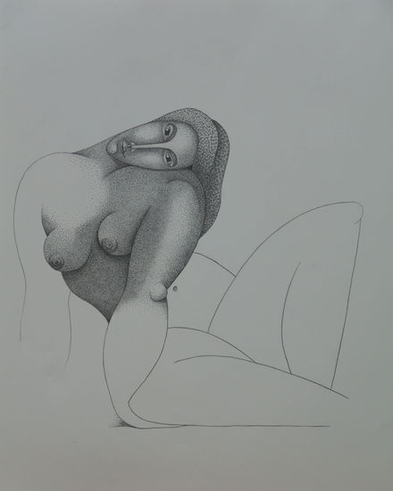 Seated Nude  2008 Pencil