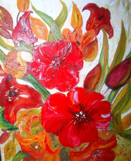 Flores rojas
