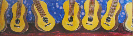 Seven guitars