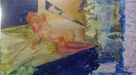 desnudo matissiano Óleo Tabla Paisaje