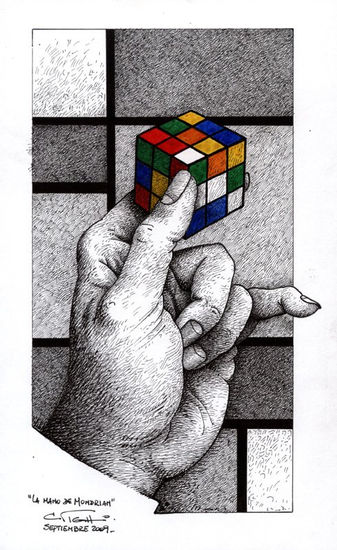 la mano de mondrian 