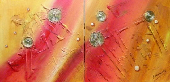 diptico  abstracto