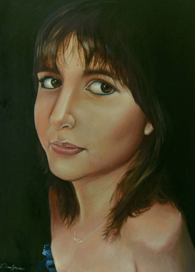 Luiza Oil Canvas Portrait