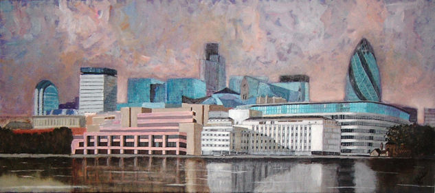 LONDON CITY Acrylic Canvas