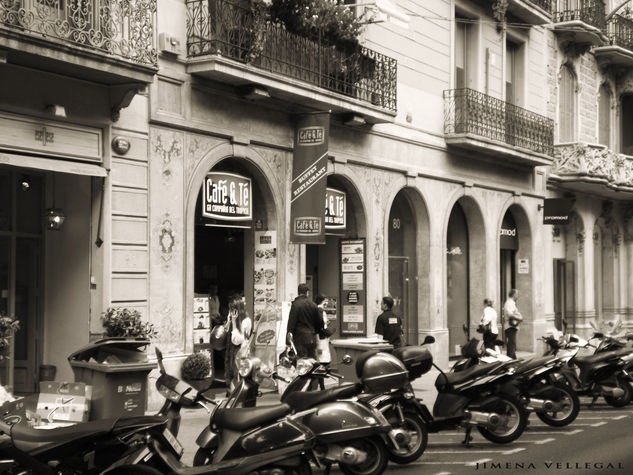 " Calles de Barna" Arquitectura e interiorismo Blanco y Negro (Digital)