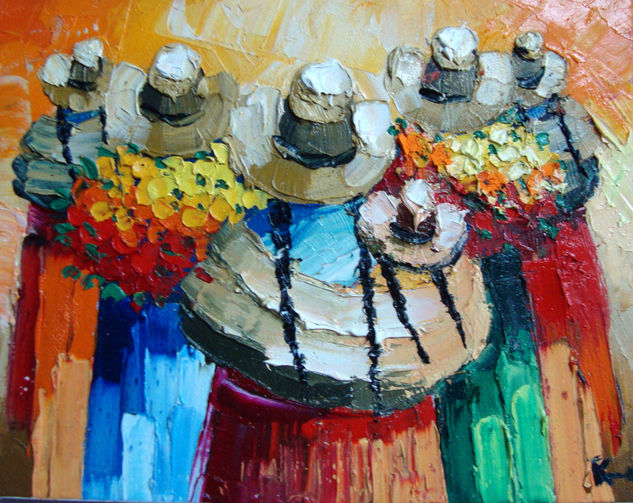 cholitas Oil Canvas Others