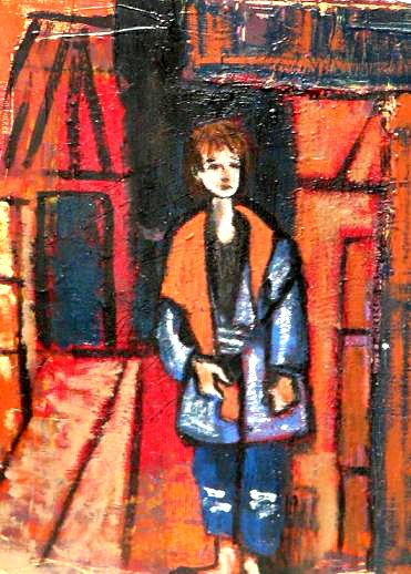 niño Oil Canvas Figure Painting