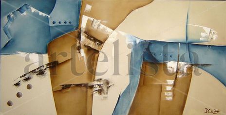 Abstracto en azul
