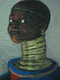 mujer de cuello largo