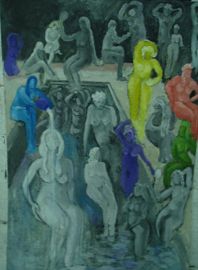 boceto de desnudos
