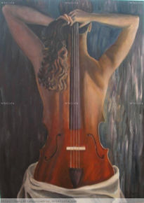 Mujer Violonchelo