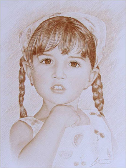Retrato e sepia