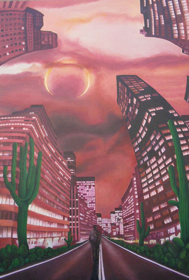 Ciudad Oil Canvas Landscaping