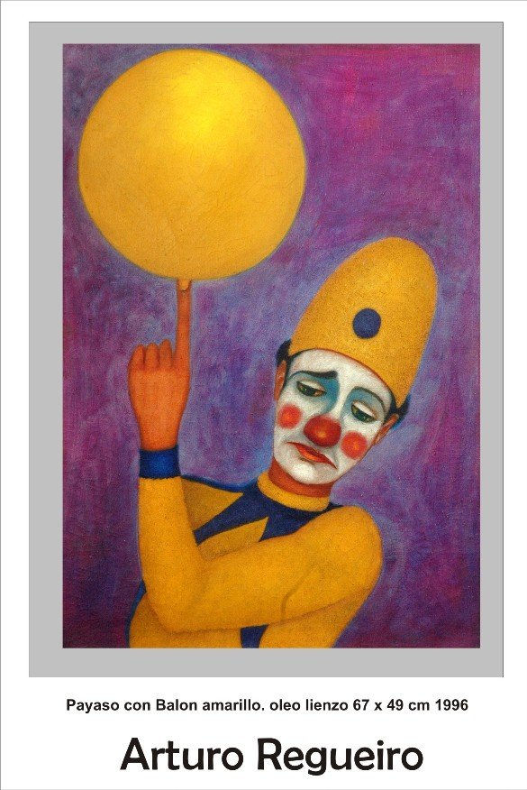 Payaso con Balon amarillo