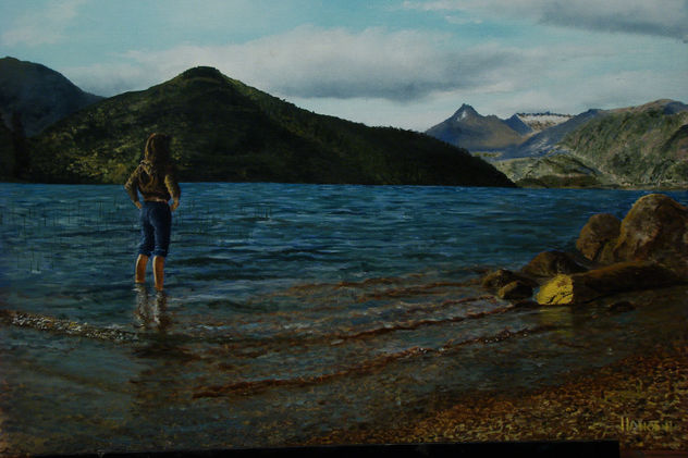 Flor y el Lago Mascardi