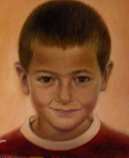 Mi nieto.-óleo