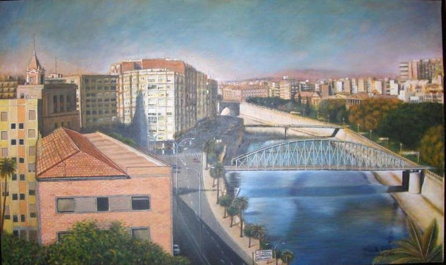 Panorámica de Murcia.-Acrílico Oil Canvas Landscaping