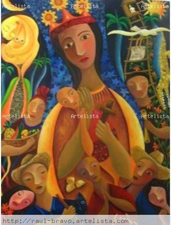 La madre fiel y cercana Oil Canvas Others