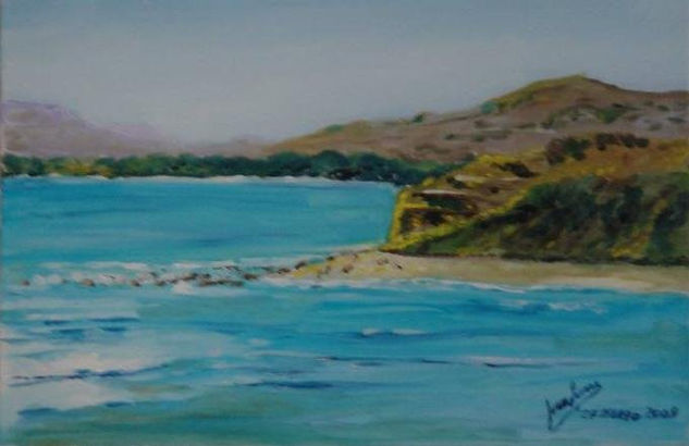 SANTO DOMINGO, BAHÍA LUPERON Oil Canvas Marine Painting