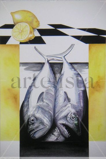 Peces Oil Canvas Landscaping