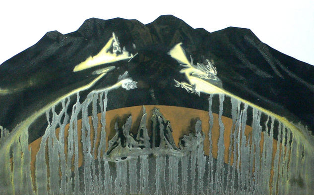 Magma Mixed media Canvas Landscaping