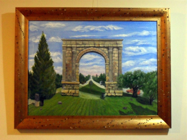 arco de bará Oil Canvas Landscaping