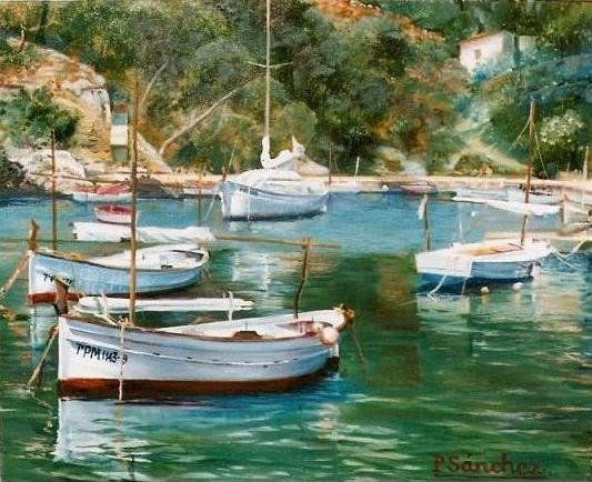 Cala Santany Oil Canvas Landscaping