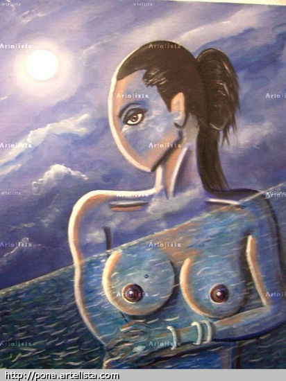 Desnuda Acrylic Canvas Nude Paintings