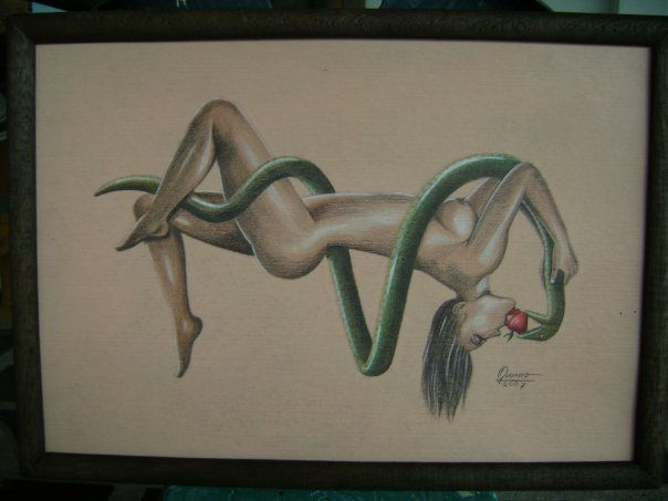 pecado de eva Others Card Nude Paintings