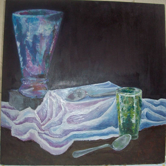 Reflejos Oil Panel Still Life Paintings