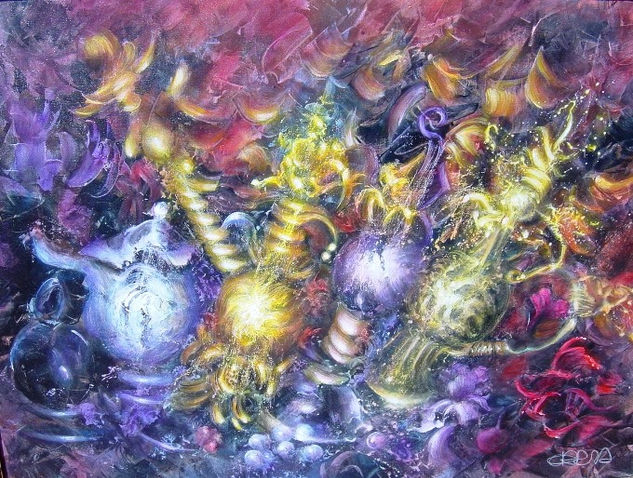 Fantasmas de cristal 2 Acrylic Canvas