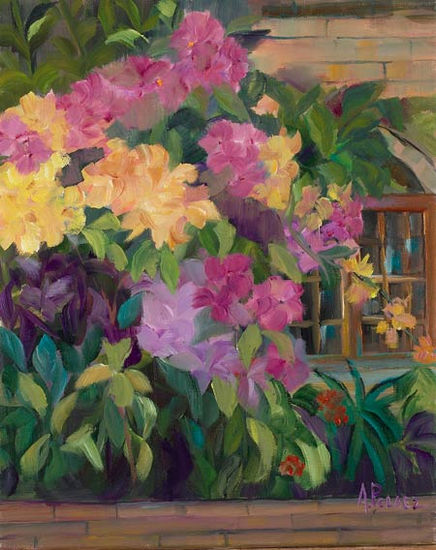 ESTAMPA FLORAL Oil Canvas