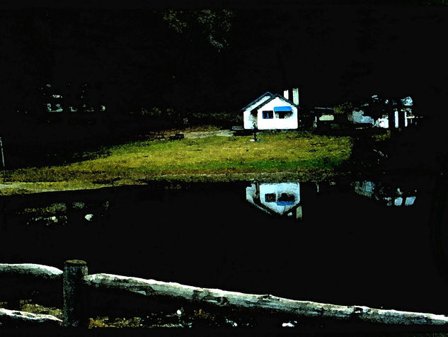 Casita en el bosque Naturaleza Color (Química)