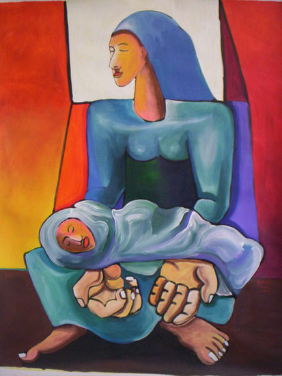 Madre Rukmini Acrylic Canvas