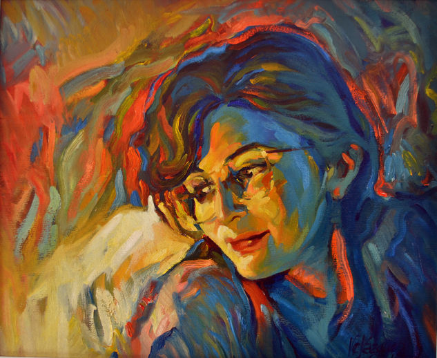 Gemma Oil Canvas Portrait