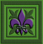 Flor de Lis en relieve digital