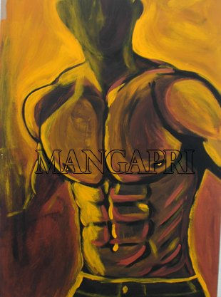 COMIC Acrylic Canvas Nude Paintings