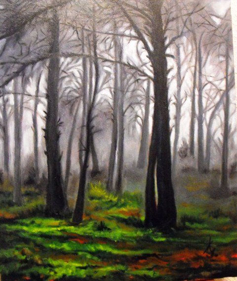 BOSQUE CON NIEBLA