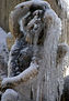 Nieve,hielo y naturaleza belleza del conjunto de imagen en el Gran Retiro (Madrid)