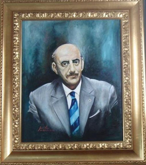 CESAR HERRÁ Oil Canvas Portrait